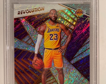 2018 Panini Revolution #40 LeBron James PSA 10 Los Angeles Lakers Graded Encased