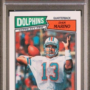 1987 Topps Dan Marino #233 PSA 9 - graded, authenticated, encased - Mint! Miami Dolphins Legend