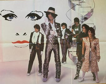 Rare - Unused/Unhung - Original 1980's Prince & the Revolution Poster - Measures 22x28 - Purple Rain