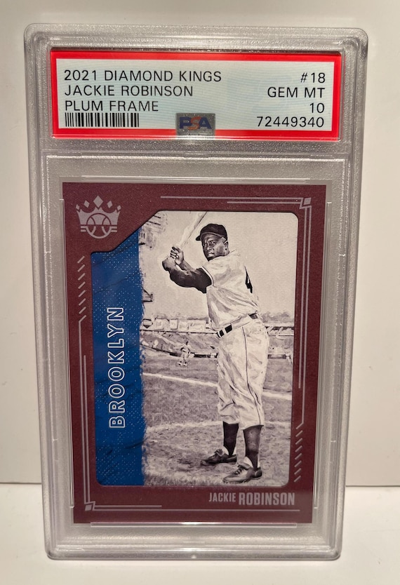 2020 Diamond Kings Plum Frame #27 Jackie Robinson PSA 10 Rare-  Graded/encased & Authenticated - Etsy Canada