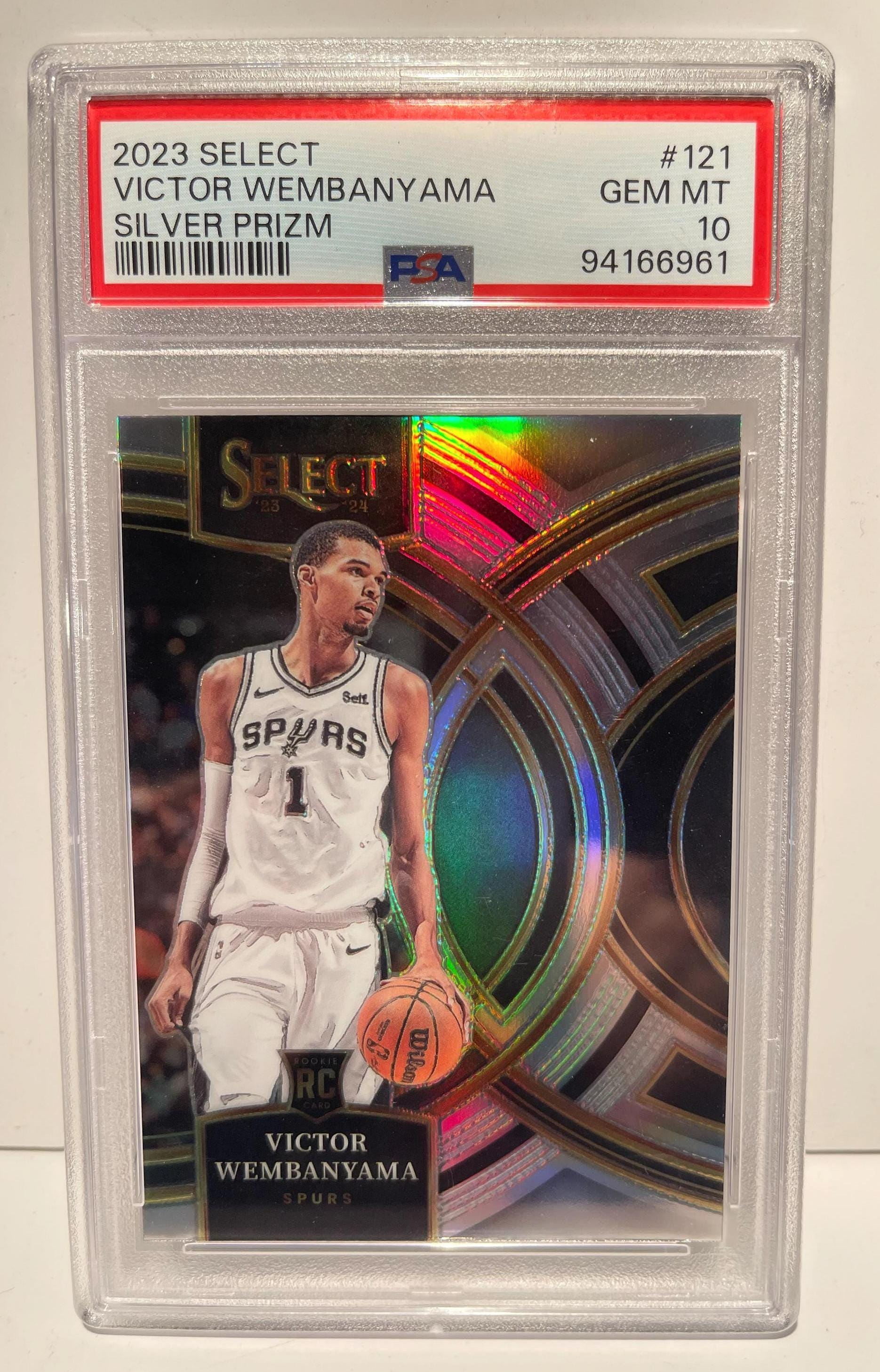 2023 Panini Select Victor Wembanyama #121 Silver PSA 10 Graded 
