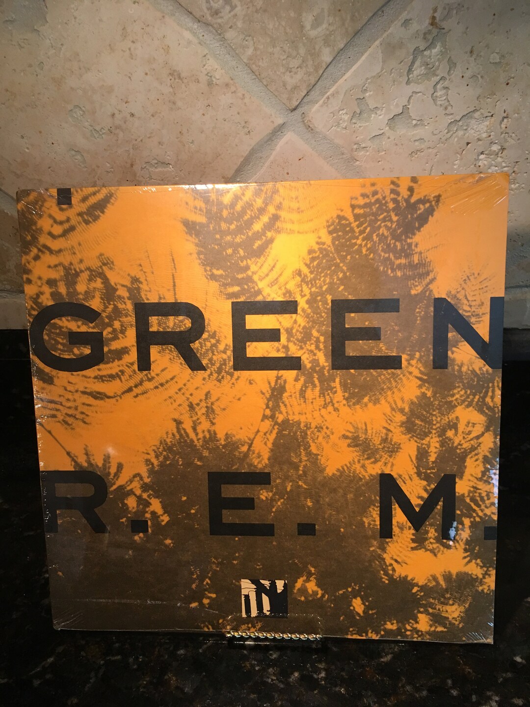 REM Green LP Record Vinyl 1988 Sealed NOS Condition stand orange Crush