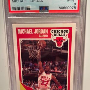 1989 Fleer Basketball Michael Jordan #21 PSA 9 Chicago Bulls - Graded Encased