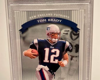 2002 Donruss Classics Tom Brady PSA 10 Gem Mint #75 Graded Encased Zeldzaam
