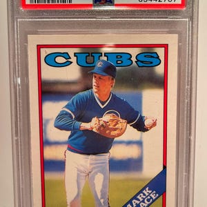 Mark Grace 1988 Topps Traded Rookie Card PSA 10 Gem Mint Cubs - Graded Encased