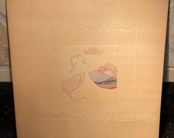 Joni Mitchell "Court & Spark" Disco LP vintage Vinilo Excelente