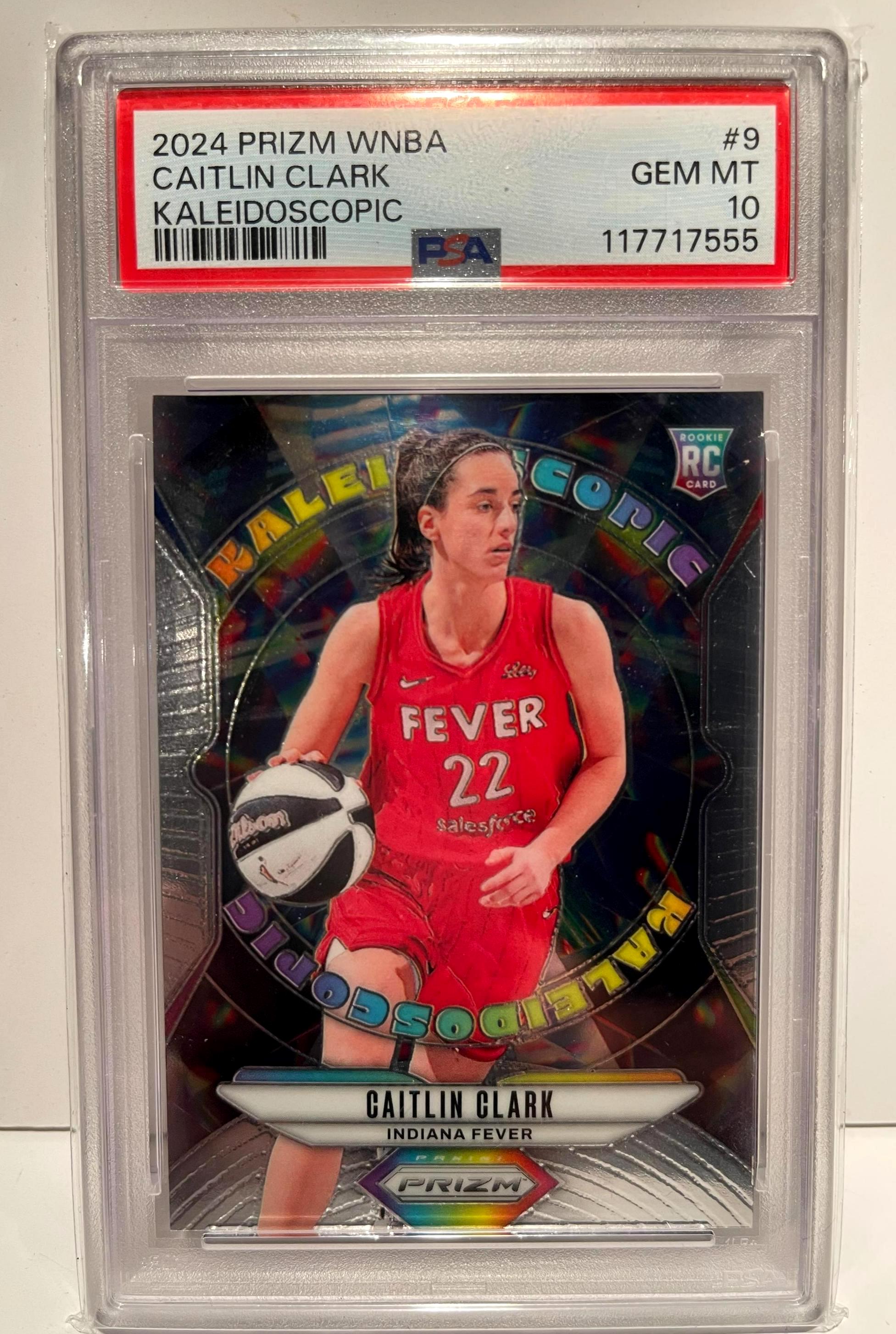 2024 Panini Prizm WNBA- Caitlin Clark #145 Ice Prizm PSA9