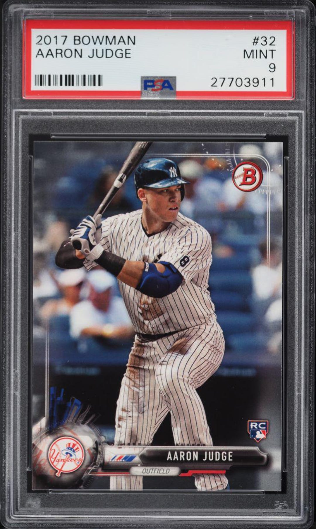 2017 ボウマン アーロン・ジャッジ #32 PSA 9 ミントルーキーカード