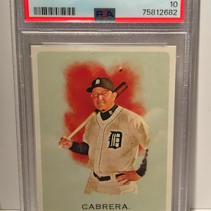 MIGUEL CABRERA 2010 Allen and Ginter PSA 10 Tigers - Graded Encased