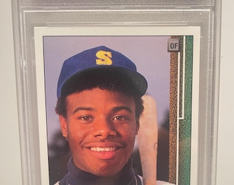 Ken Griffey Jr 1989 Upper Deck Rookie Graded/Encased & Authenticated Psa 8 Gem - Hottest Card in the Hobby!!!