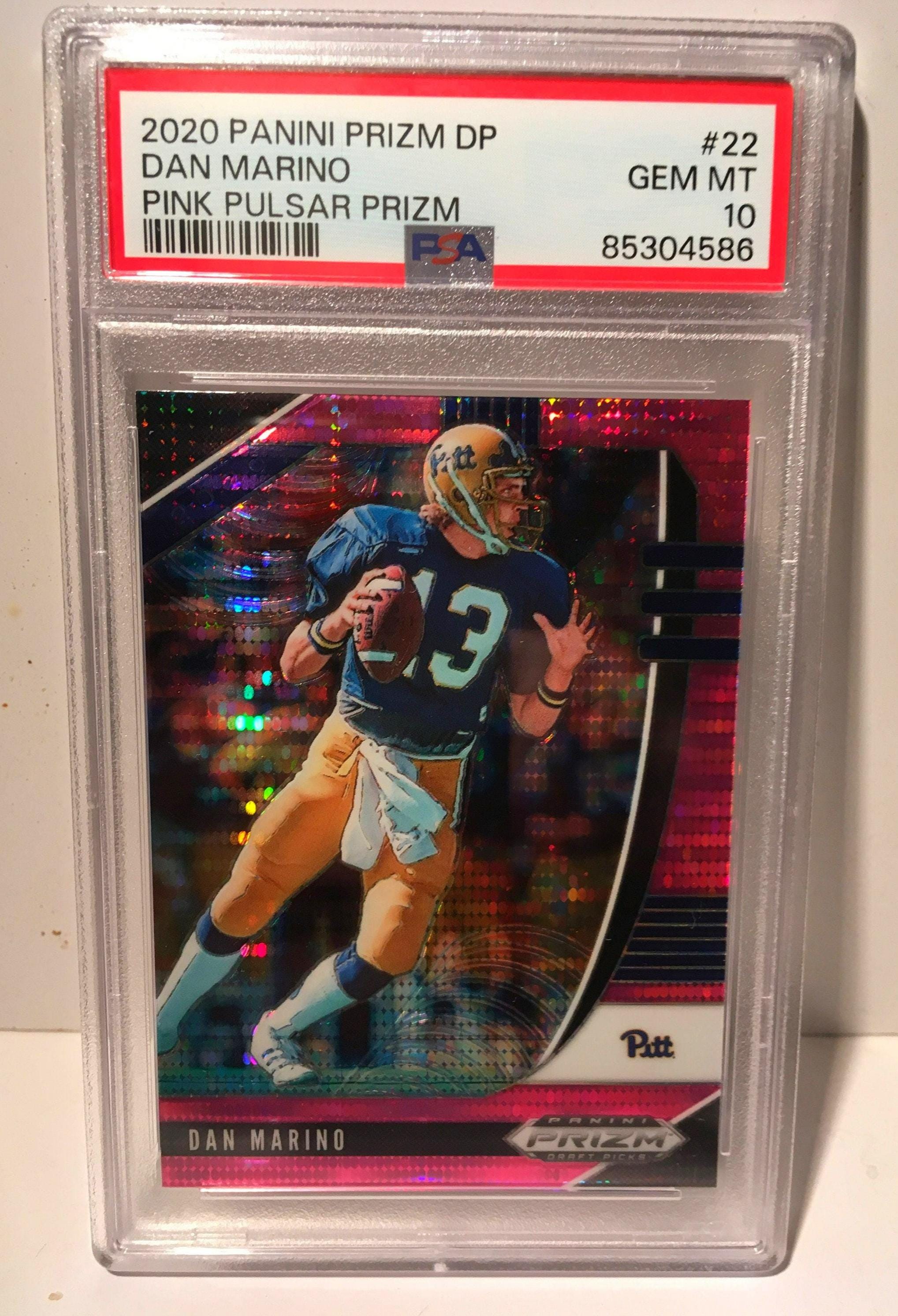 2020 Panini Prizm Draft Picks Pink Pulsar #22 Dan Marino PSA 10 