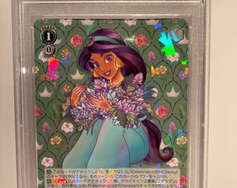 2023 Weiss Schwarz Japanese Disney 100 RR Jasmine PSA 10 Graded