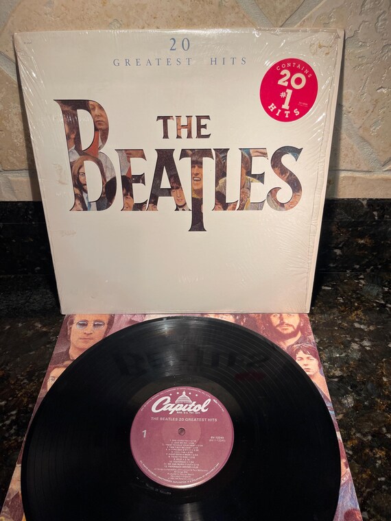 Beatles 20 Greatest Hits Vinyl Record LP - Lennon Harrison