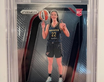 Caitlin Clark 2024 Panini WNBA Prizm #145 Rookie RC BGS 9 Encased Graded