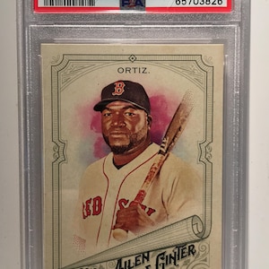 David Ortiz 2018 Topps Allen & Ginter PSA 10 Gem Mint Red Sox Legend Graded Encased Rare