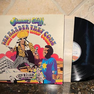 Vinyl LP Record &quot;The Harder They Come&quot; Jimmy Cliff Soundtrack Reggae 1970&#39;s Original - Free Shipping