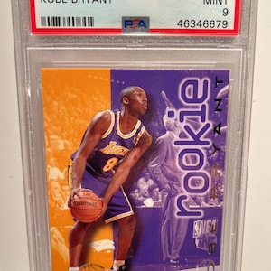 1996 Skybox Premium Kobe Bryant #203 PSA 9 Mint - Leyenda encapsulada y calificada