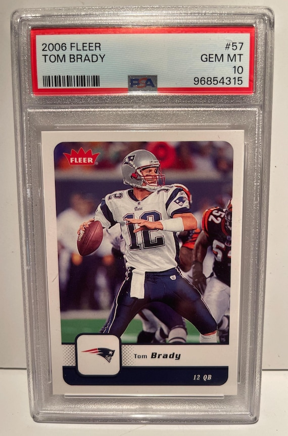Tom Brady 2006 Fleer PSA 10 Rare Encased Graded Authenticated GOAT - Etsy Israel Tom Brady 2006 Fleer PSA 10 Rare Encased Graded Authenticated GOAT - Etsy Israel
