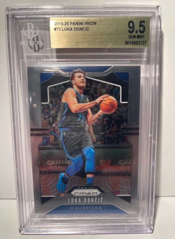luka doncic graded card Signed 2018 Panini Status #172 Rookie Auto 10! PSA/DNA Slabbed 2019 Panini Prizm #75 Luka