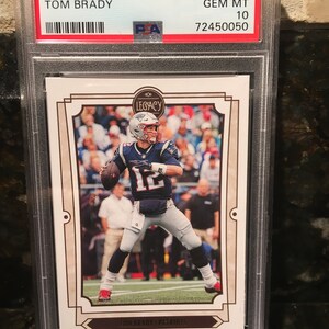 Tom Brady 2019 Panini Legacy PSA 10 Rare Encased Graded Authenticated GOAT