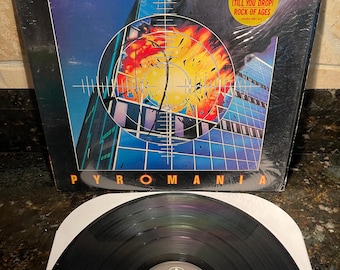 Def Leppard "Pyromania" - Excellent Condition Shrink - 1983 Vintage Vinyl Record LP - Free Shipping! Foolin' Rock of Ages