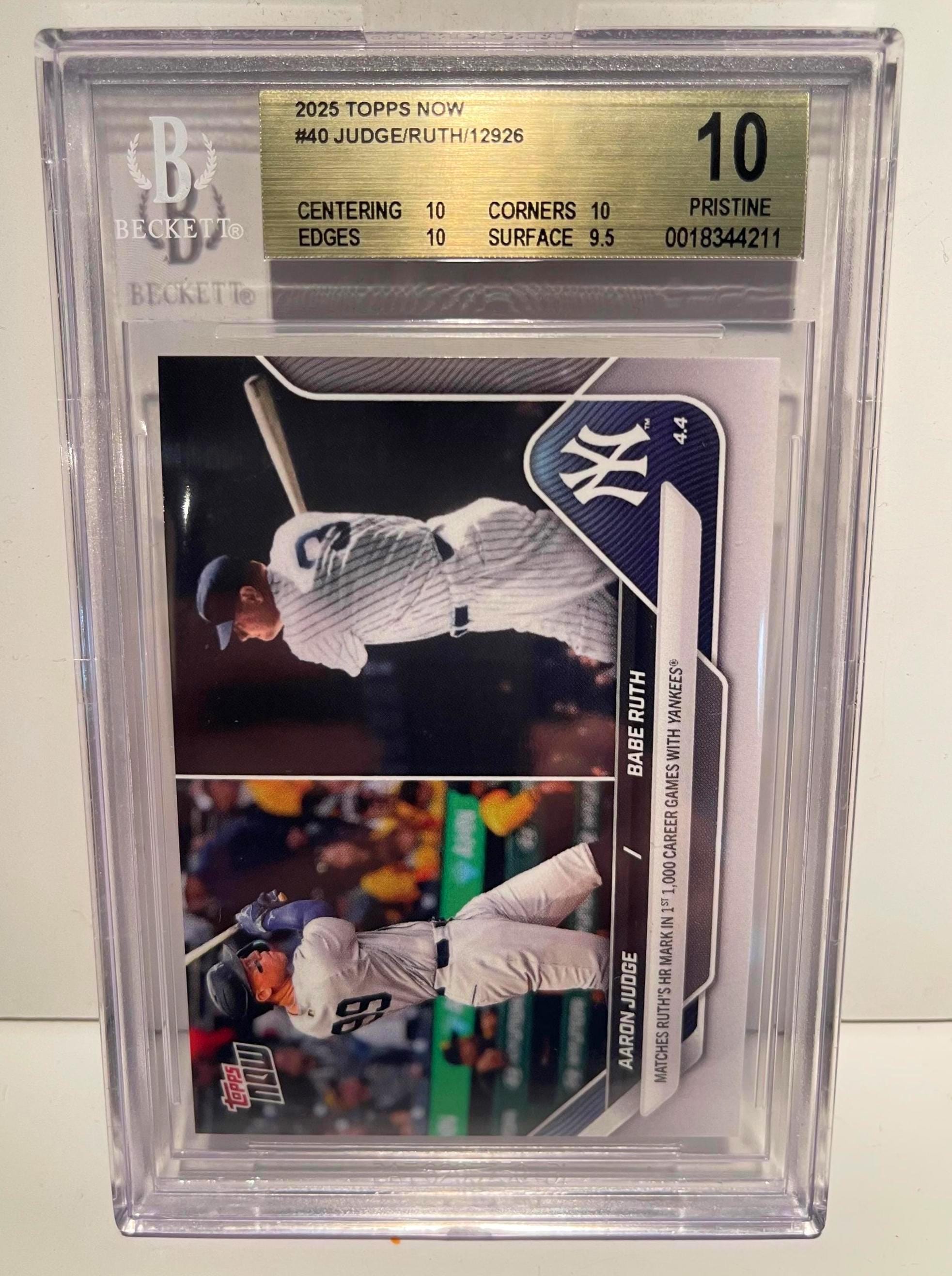 Aaron judge signed card - Etsy 日本