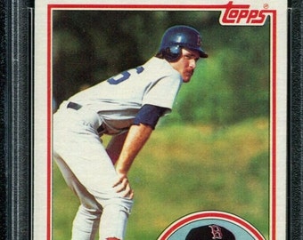 Wade Boggs 1983 Topps Rookie Card RC Graded Authenticated Encased PSA 8 - Graded Encased