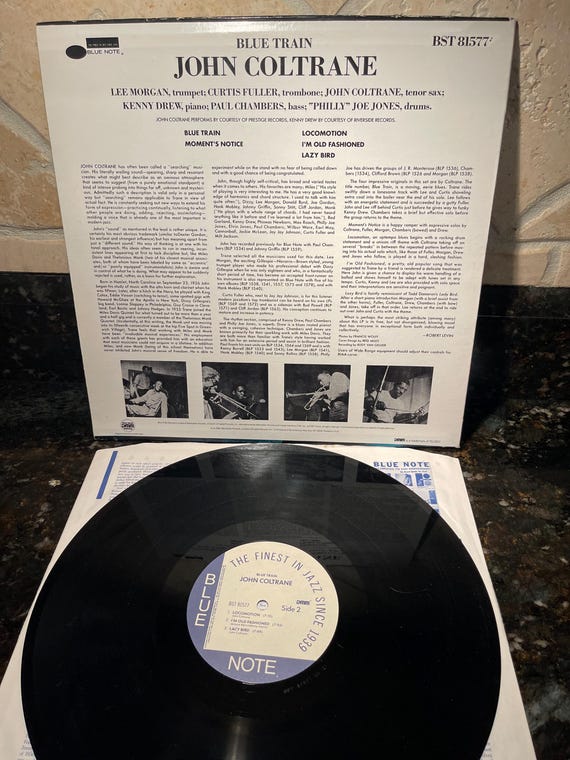 John Coltrane Blue Train LP Blue Note - Vintage Vinyl Record LP