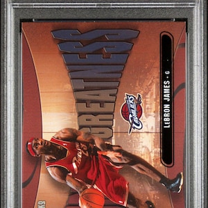 2003 Fleer Patchworks Courting Greatness LeBron James #23 PSA 9 MINT Graded Encased