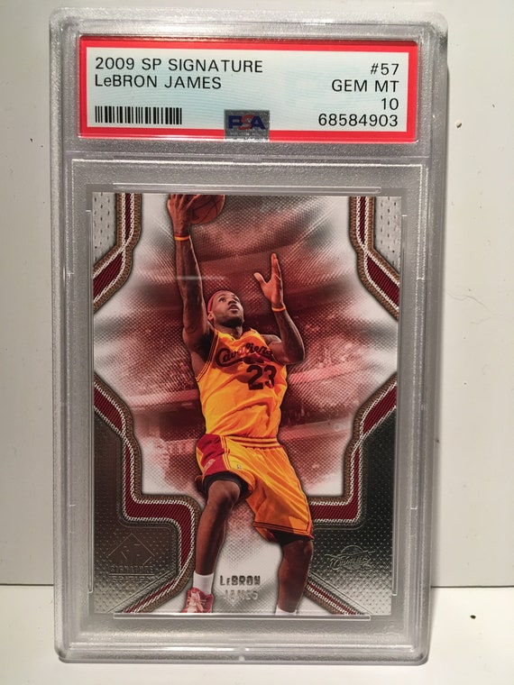 Lebron James 2009 SP Signature PSA 10 Gem Mint - Graded Encased 