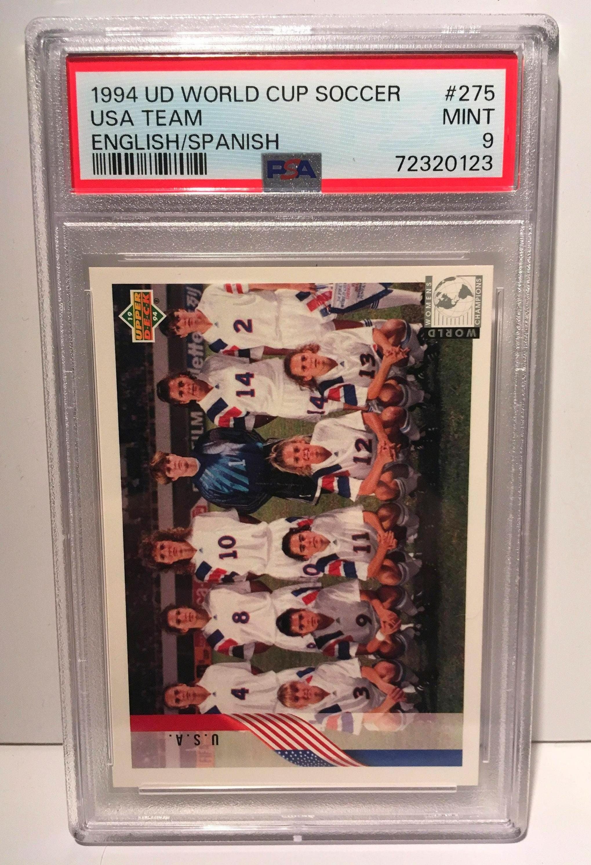 1994 Upper Deck World Cup Soccer USA US Womens National Team Card