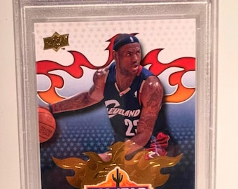 2008 Upper Deck NBA All Star Game -- Lebron James PSA 9 - Graded