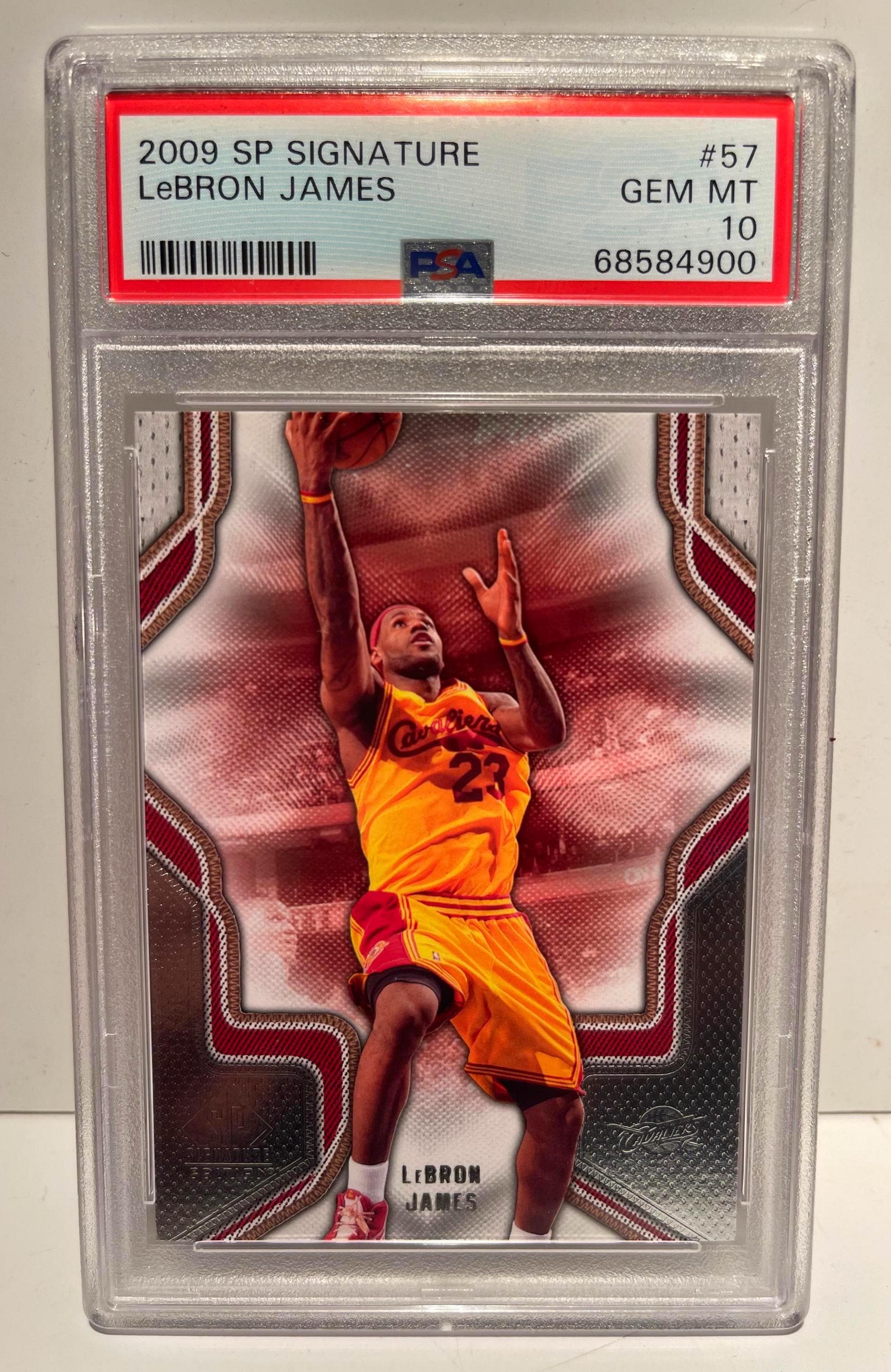 レブロン・ジェームズ　PSA 10 レブロン・ジェームズ 2009 SP シグネチャー #57 PSA 10 ジェム ミント