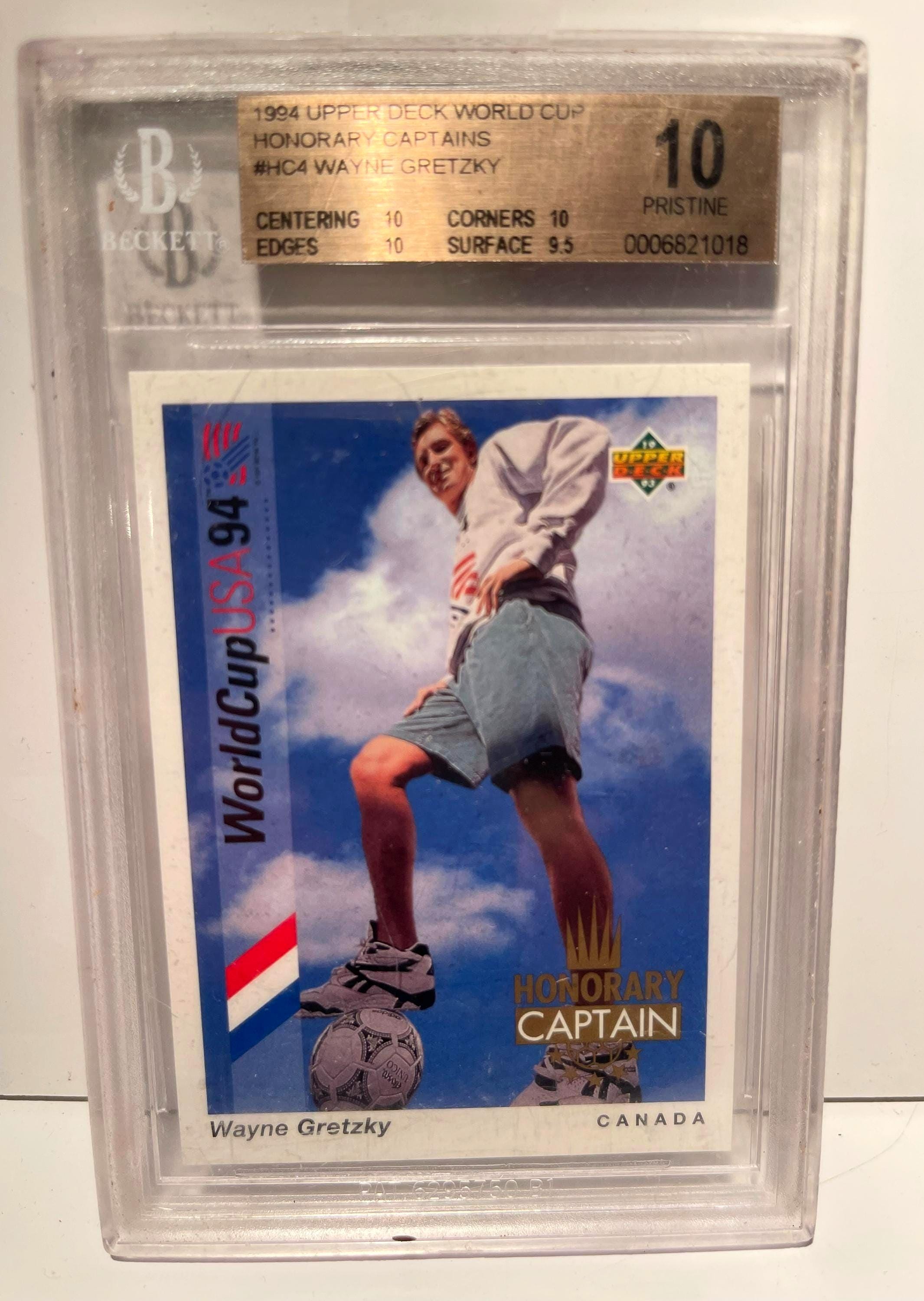WAYNE GRETZKY 1994 Soccer World Cup Upper Deck Hockey HONORARY