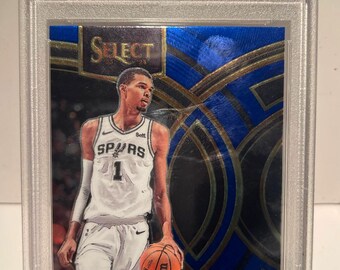 2023 Panini Select Victor Wembanyama #121 Blue PSA 10 Rookie