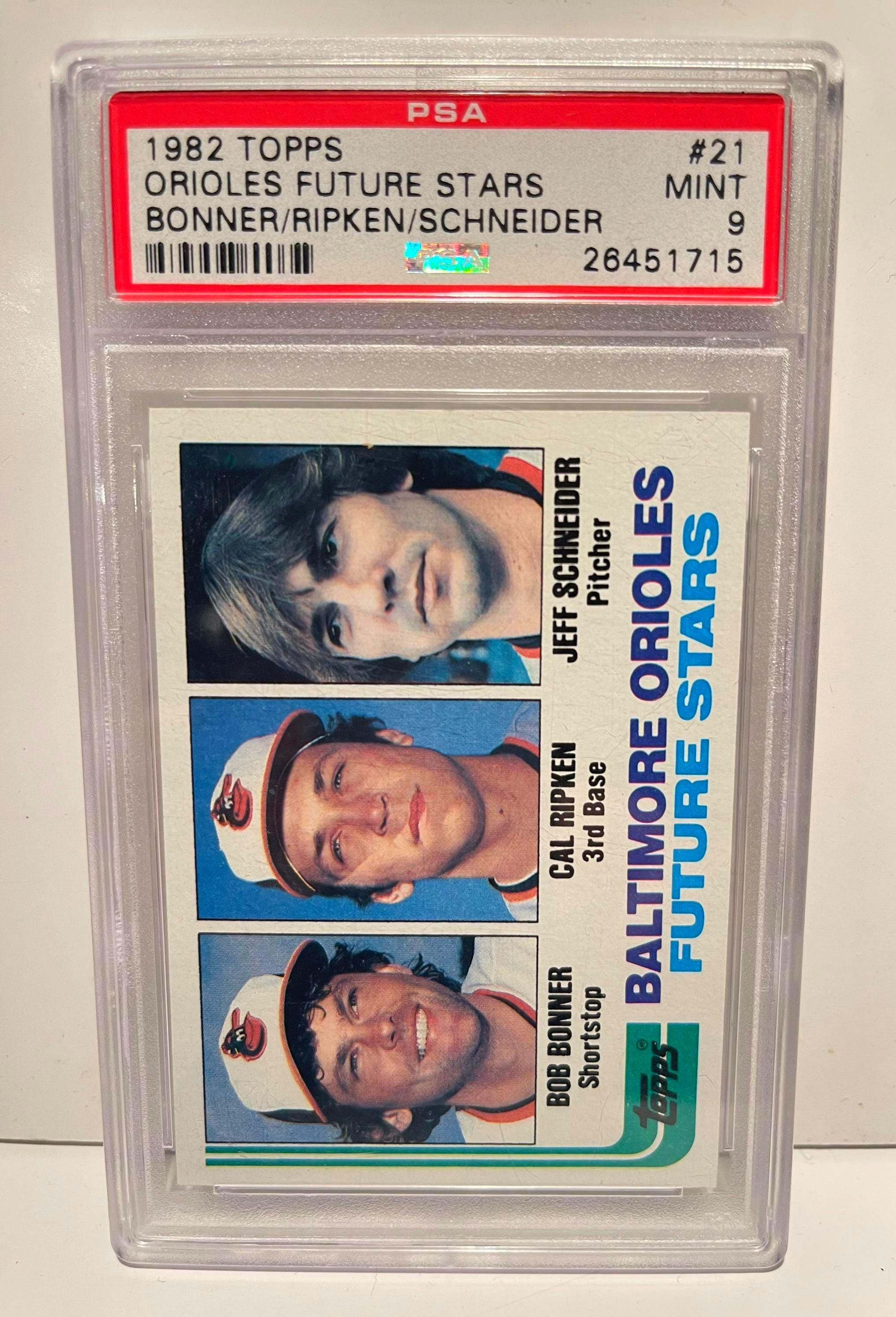 1982 Topps Orioles Future Stars #21 PSA 9 - Cal Ripken Jr Rookie