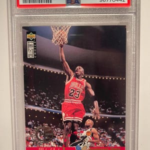 Michael Jordan 1995 Collector's Choice #195 PSA 9 Mint! Graded Encase Bulls Legend