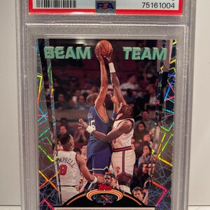 1992 Topps Stadium Club Beam Team #18 Patrick Ewing PSA 8 - Encased Graded
