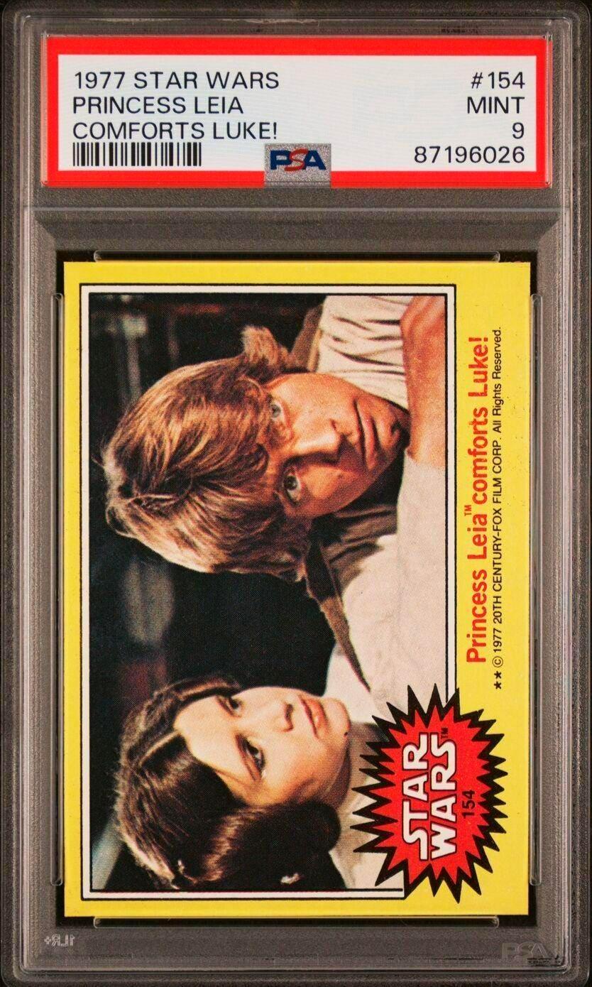 1977年製!STAR WARSカード·ルーク&レイア·2枚セット① 1977年製!STAR WARSカード·ルーク&レイア·2枚セット① - SF