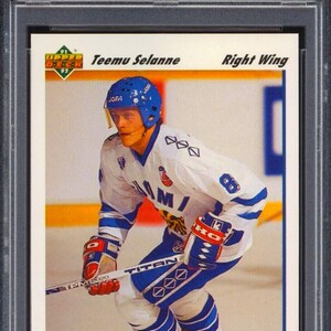 1991-92 Upper Deck RC #21 Teemu Selanne PSA 10 Gem Mint Rookie