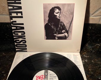 Michael Jackson Bad - 1987 Original Vintage - Record Vinyl LP - EX