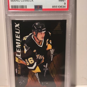Mario Lemieux 1995 Zenith #108 PSA 9 Mint - Graded Encased