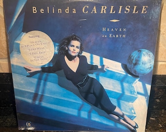 Belinda Carlisle "Heaven Is a Place on Earth" 1987 Vinyl Record - Factory Sealed Vintage LP NOS-  Circle in the Sand - I Get Weak - Free S/H