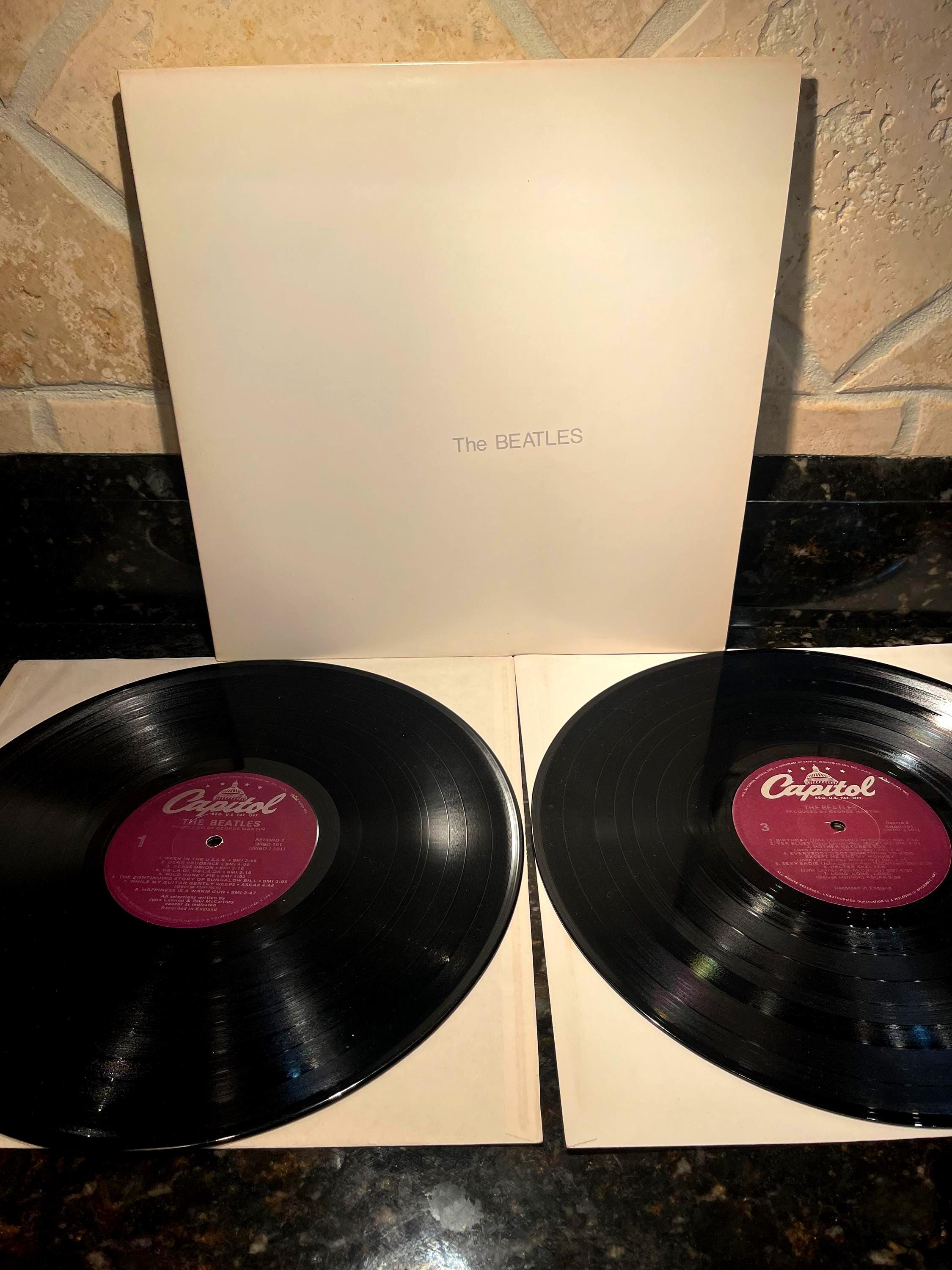 ビートルズ「ホワイトアルバム」2LPビニールレコード ニアミント 