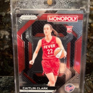 2024 Prizm Monopoly WNBA Caitlin Clark "Insert" RC Rookie #WNBA27 Fever Mint