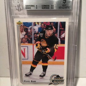 1992-93 Upper Deck Pavel Bure "Rookie Report" BGS 9 Mint - Graded Encased
