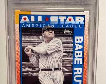 レアオリジナル 1962 Topps #136 ベーブ・ルース - ベーブがヤンキース