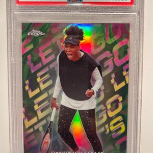 Venus Williams 2024 Topps Chrome Tennis "LET'S GO" Refractor Short Print PSA 10 Gem Mint Case Hit Rare