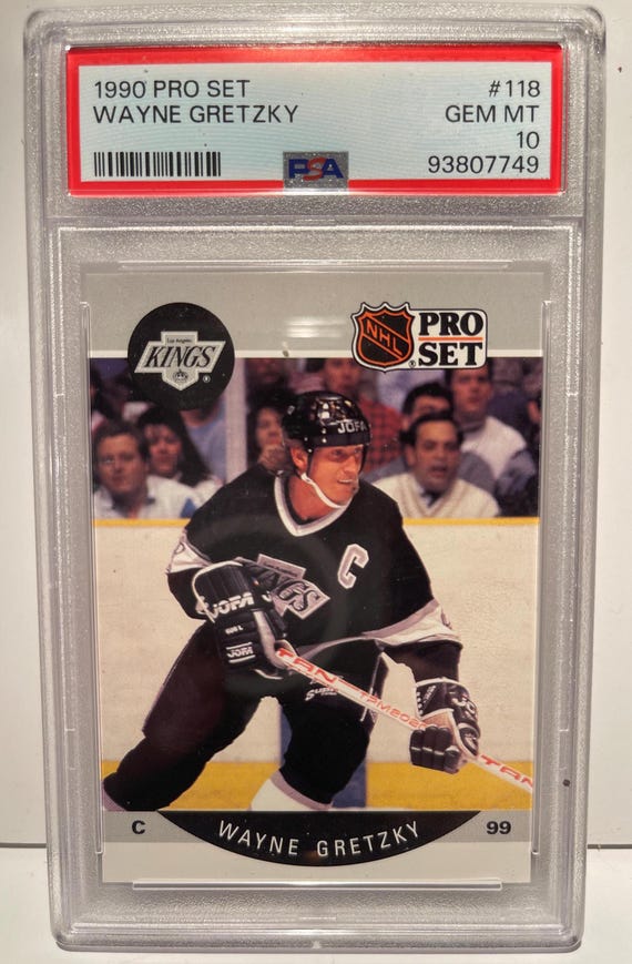 1990 Pro Set Hockey Wayne Gretzky HOF PSA 10 Gem Mint Kings 