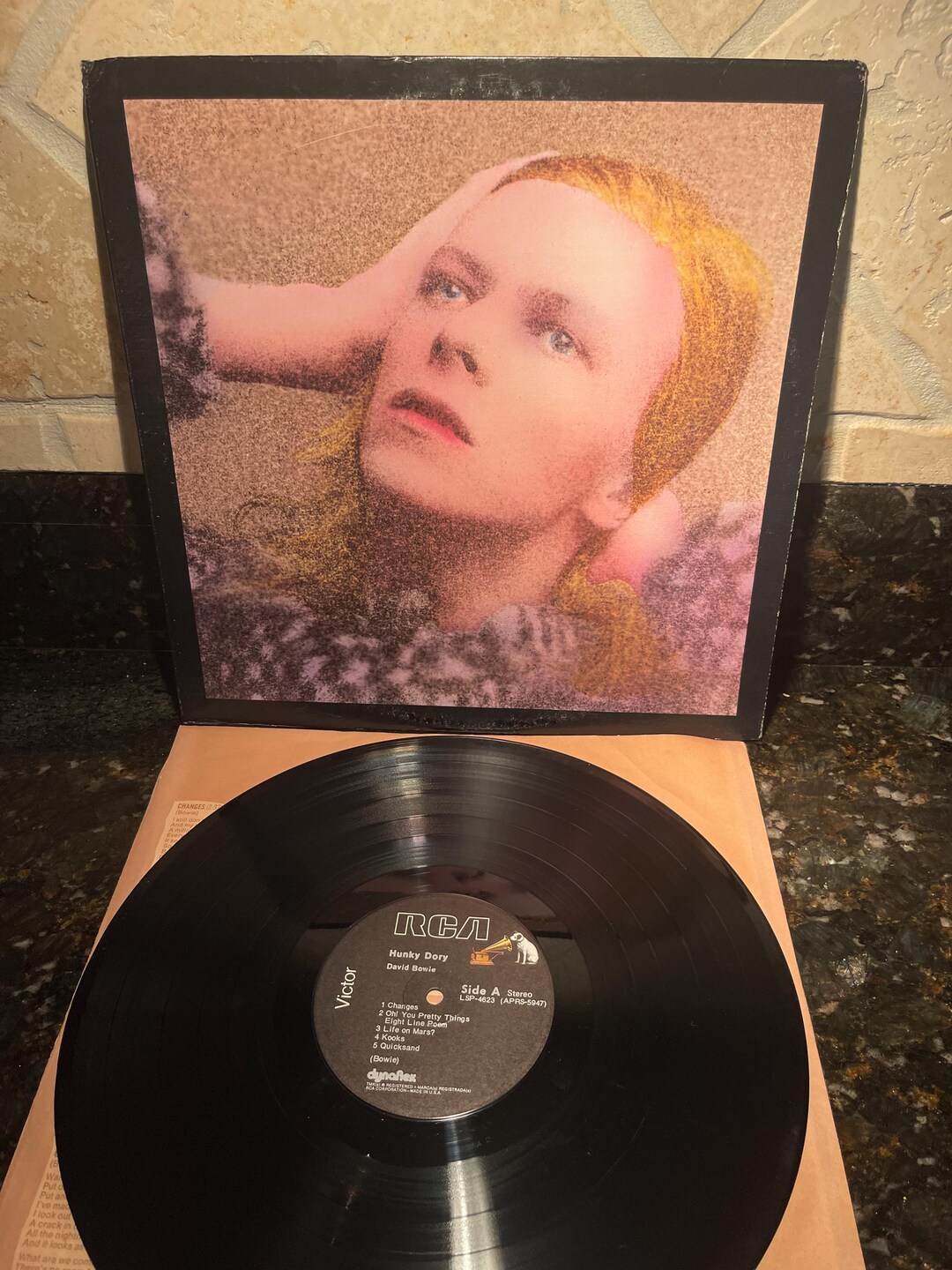 David Bowie "hunky Dory" Vintage Bowie - Vinyl LP Record EX! Free ...